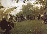 Ilya Repin At the Academy-s House in the Country USA oil painting artist